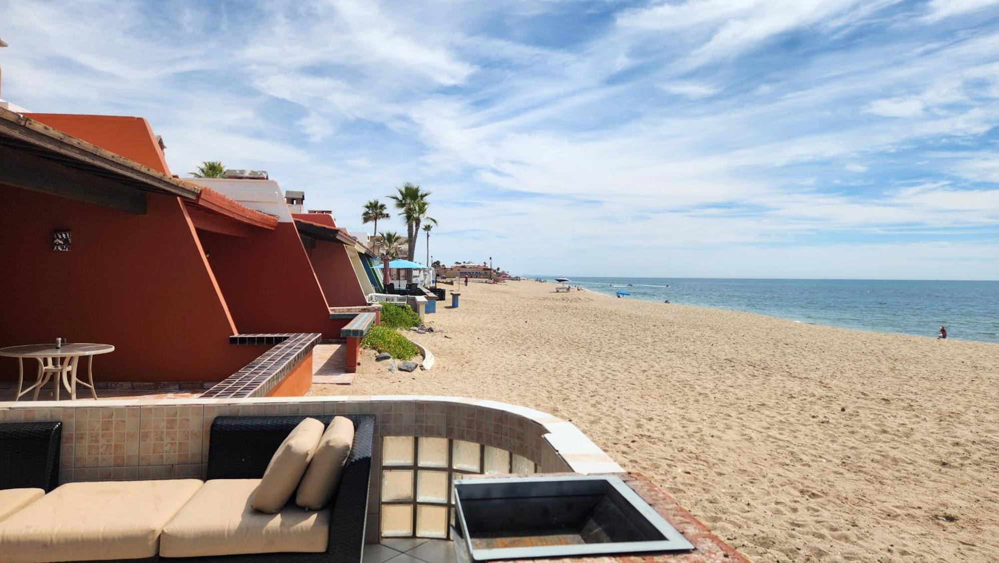 Las Brisas #8 Beachfront - On The Sand And Steps From Mannys For Tacos & Tequila Puerto Peñasco Eksteriør billede